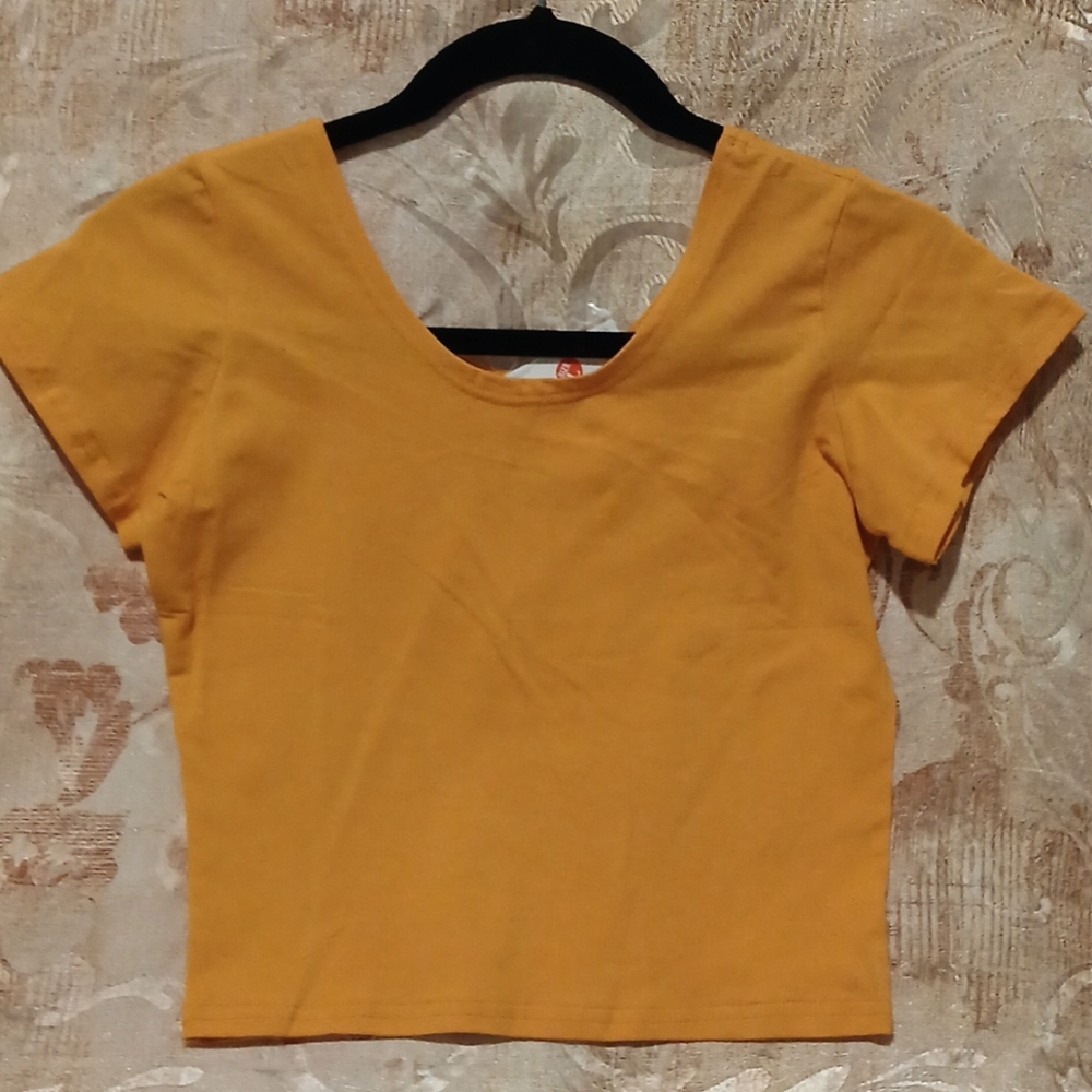 *NEW*  Women's Mustard Crop-Top SIZE L
